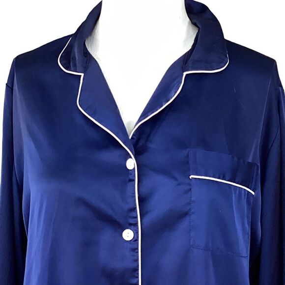 Ekouaer size large navy pyjama set. 0611 - Picture 2 of 11